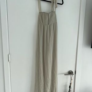 Alice and Olivia beaded halter gown